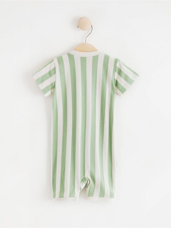 Pyjama romper with stripes - 8400637-1588