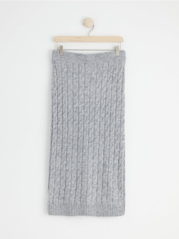 Cable knit skirt - 8401153-9803