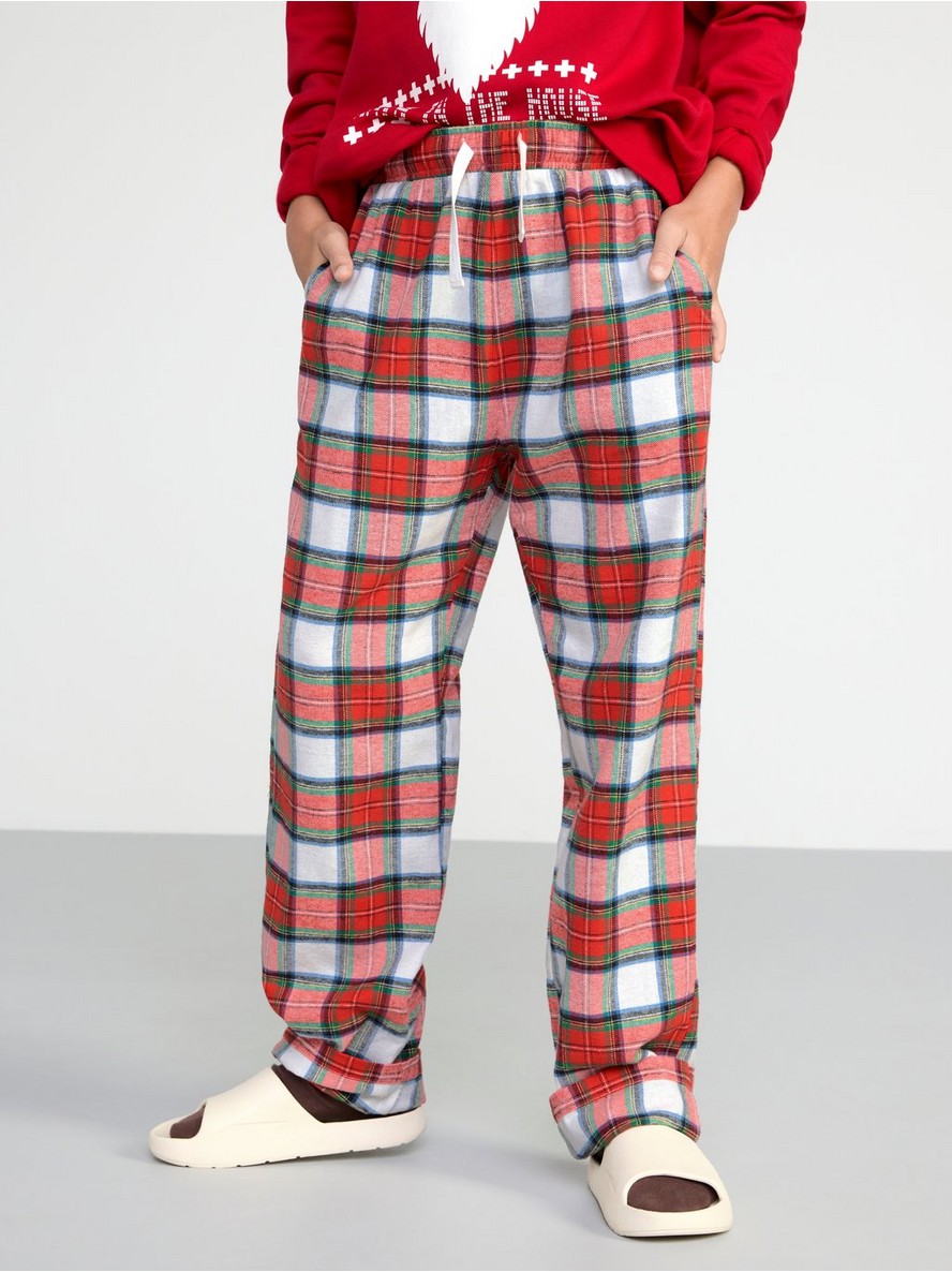 Checked pyjama trousers - 8404040-300