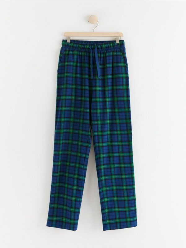 Checked pyjama trousers - 8404040-7026