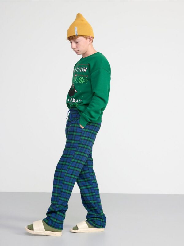 Checked pyjama trousers - 8404040-7026