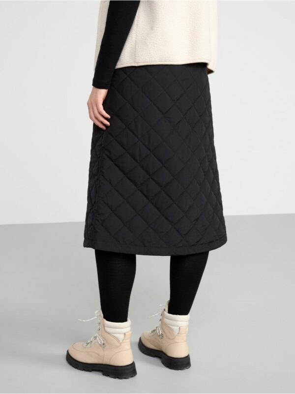 Midi quilted thermo skirt - 8404077-80