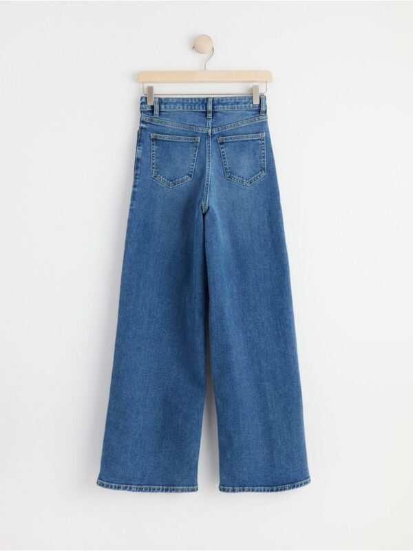 VIOLA Extra wide high waist jeans - 8404459-794