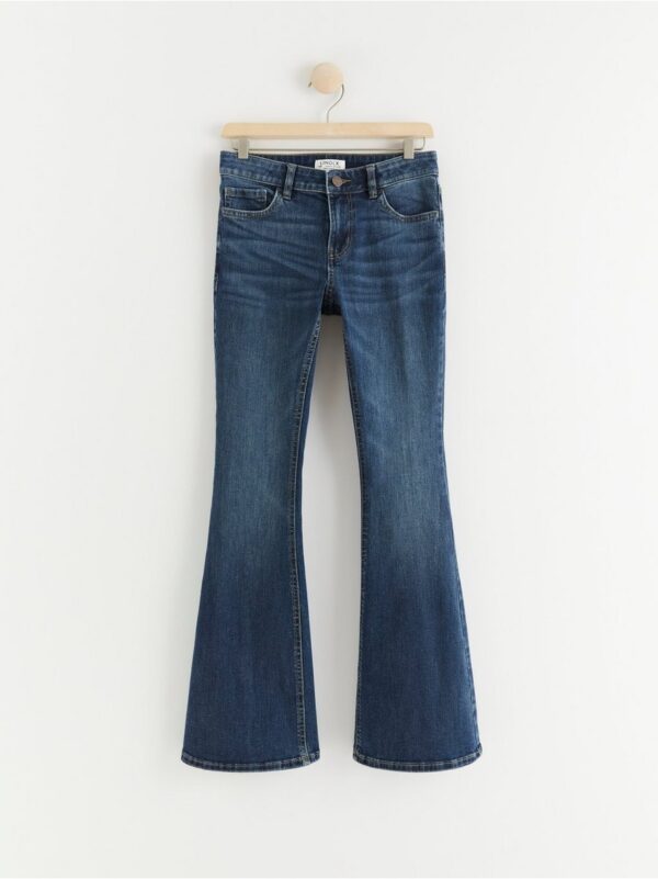 FREJA Flare super stretch regular waist jeans - 8404463-819