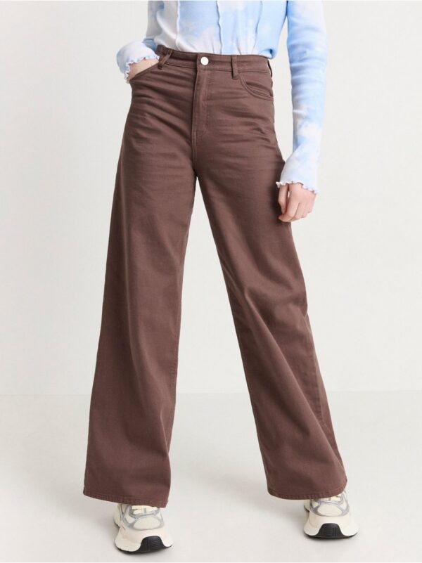 VIOLA Extra wide high waist jeans - 8404476-5290