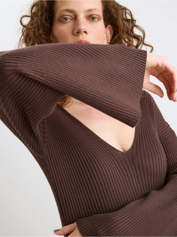 Rib-knitted dress - 8405598-9618