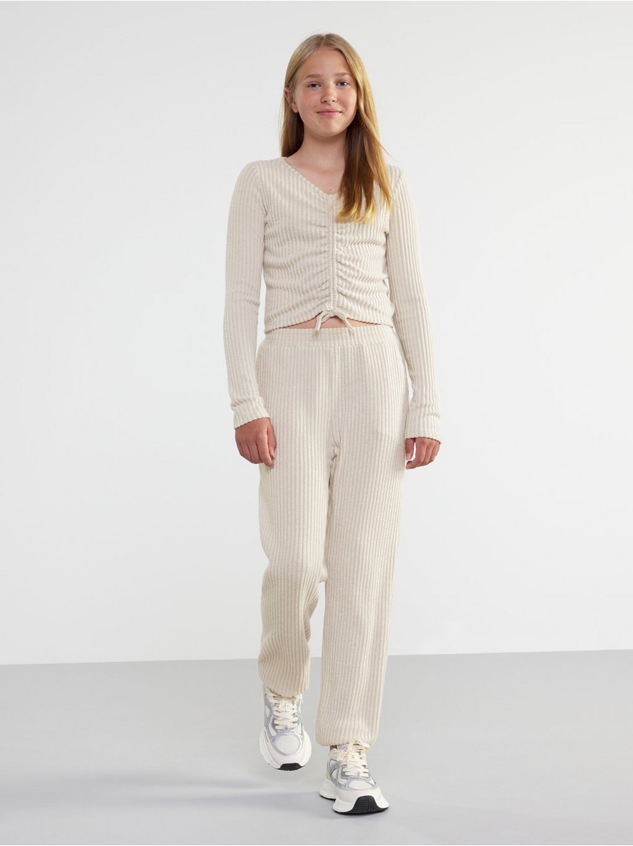 Ribbed trousers - 8406733-9805