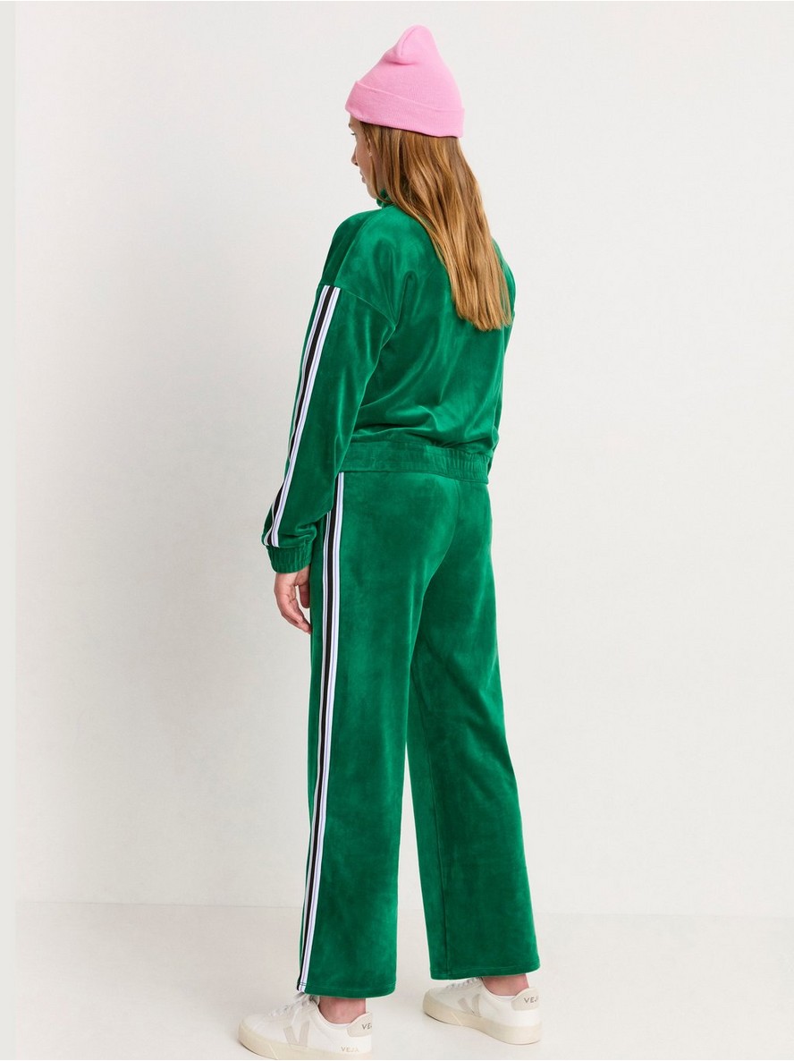 Velour tracksuit trousers - 8406737-2192