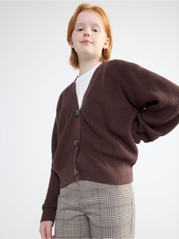 Knitted cardigan - 8406756-5290