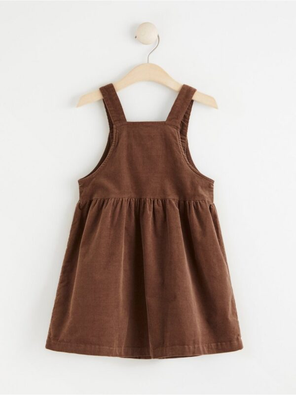 Corduroy dungaree dress - 8408776-3084