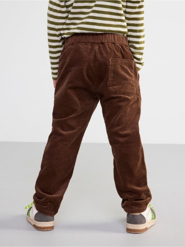 SVEN Straight regular waist corduroy trousers - 8410348-5300
