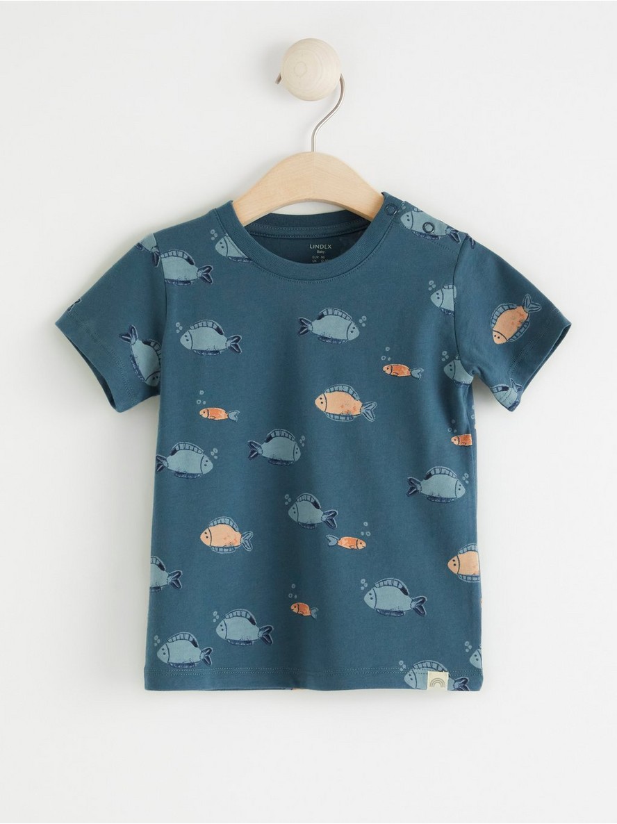 Majica – Short sleeve top with fish