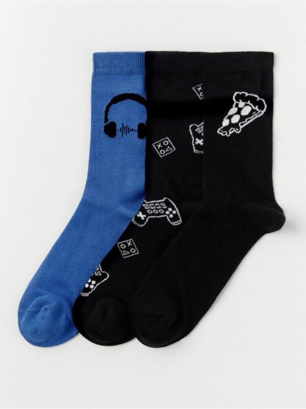 3-pack socks with gaming motifs - 8414599-80