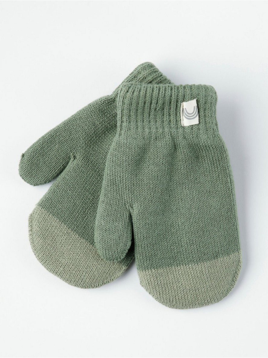 Rukavice – Double layer fine-knit mittens