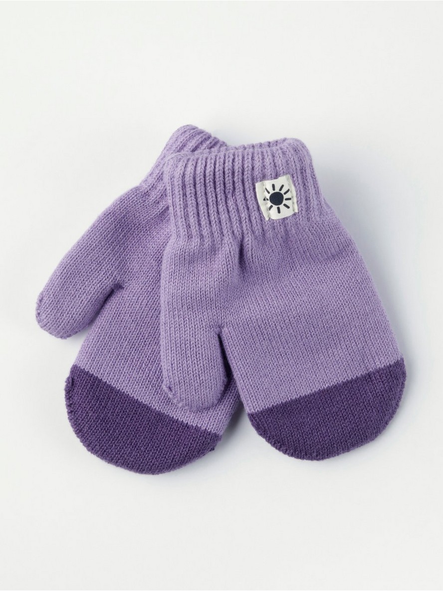 Rukavice – Double layer fine-knit mittens