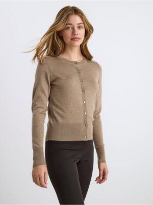 Fine-knit cardigan - 8416321-4653