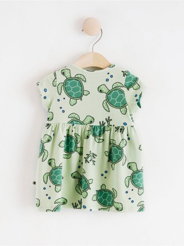 Short sleeve dress with turtles - 8417697-1544