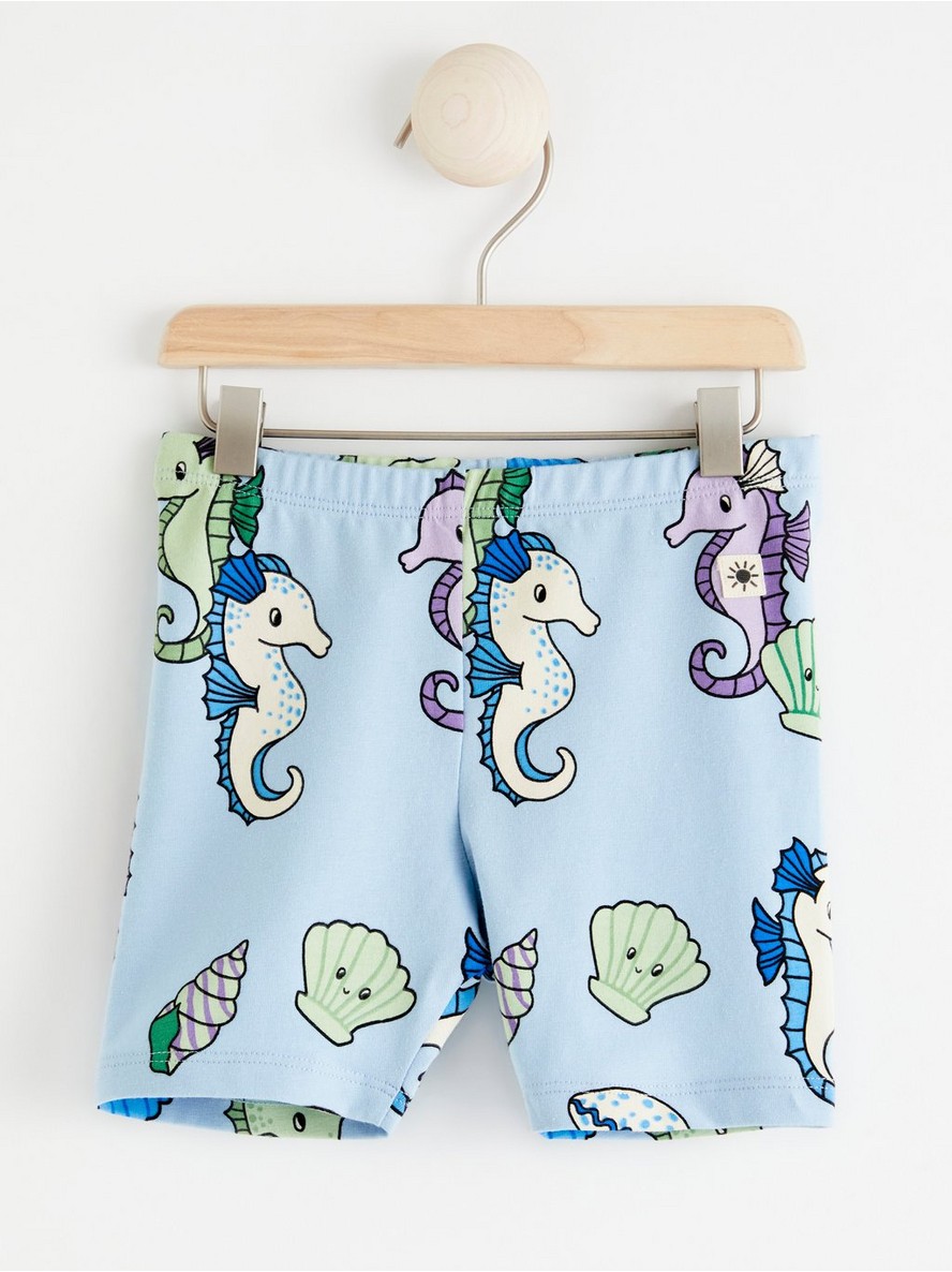 Sorts – Biker shorts with seahorses