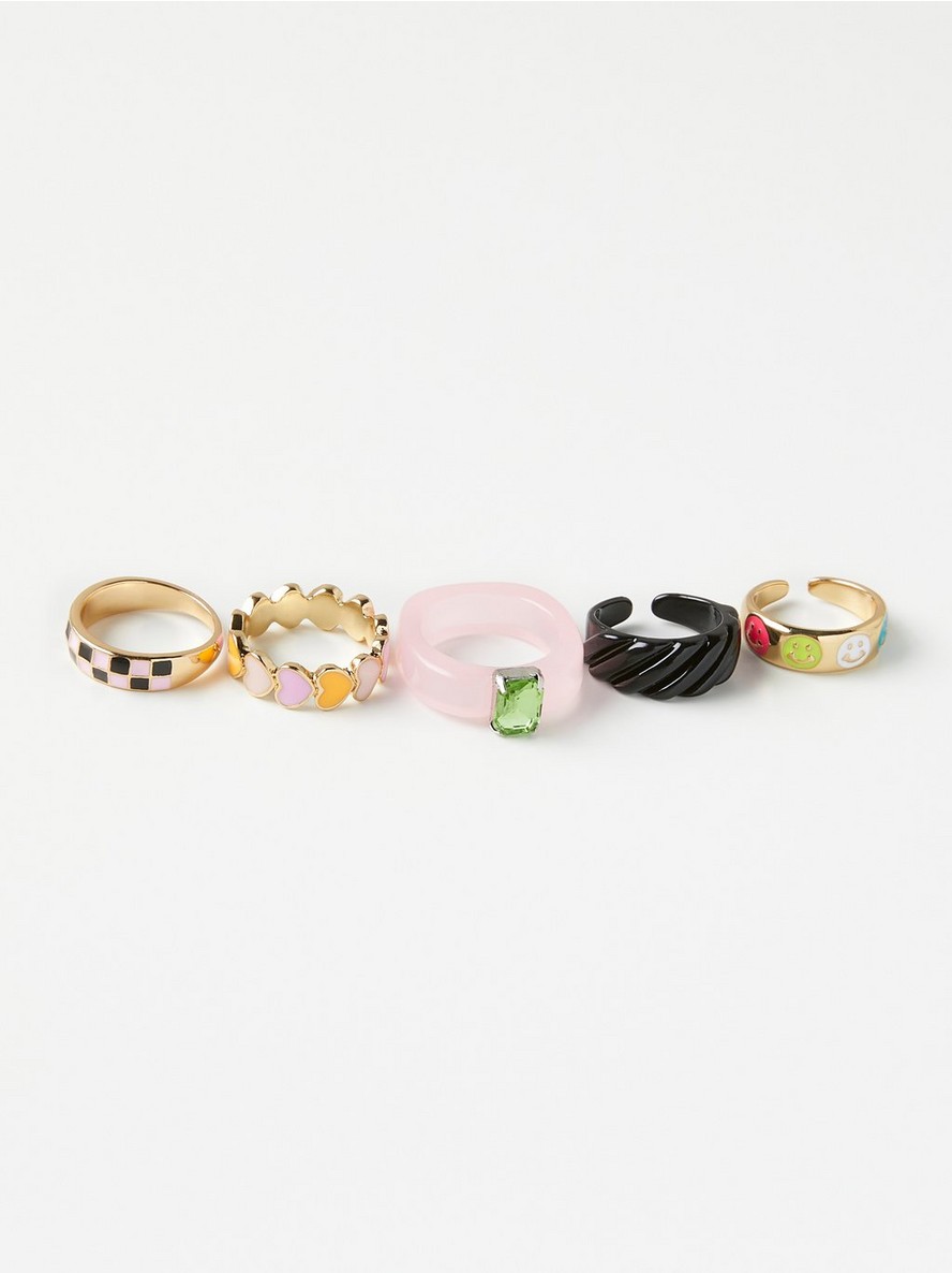 Prsten – 5-pack rings