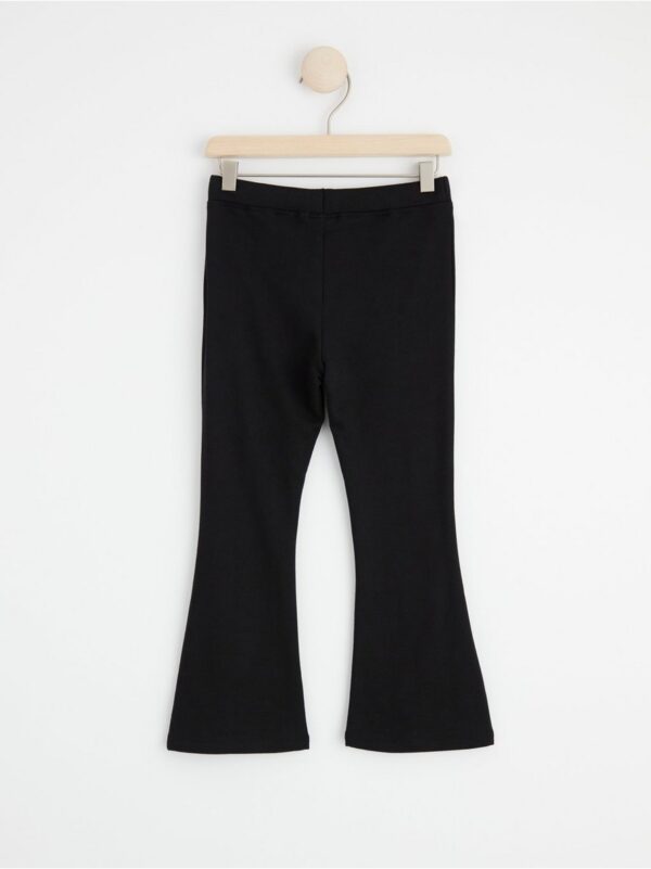 Flared leggings with brushed inside - 8420041-80