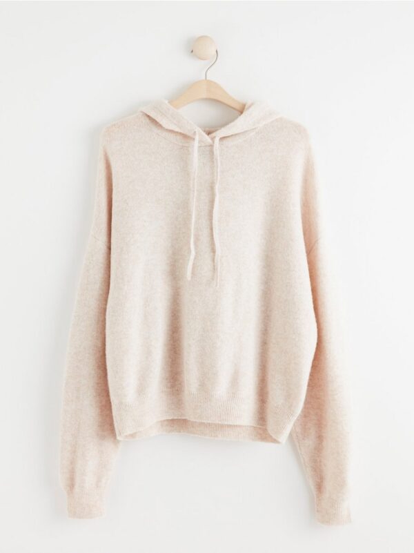 Knitted hoodie - 8420066-9805