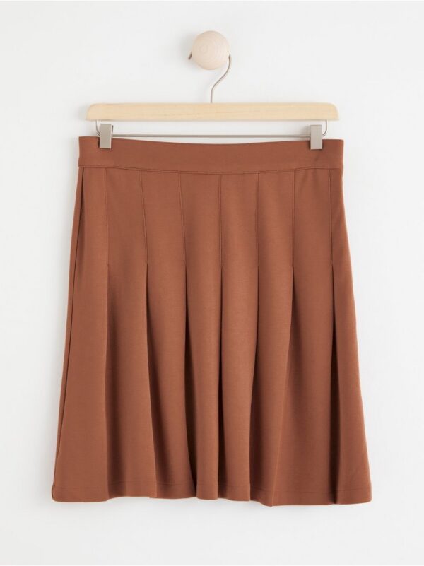 Pleated punto skirt - 8420758-9552