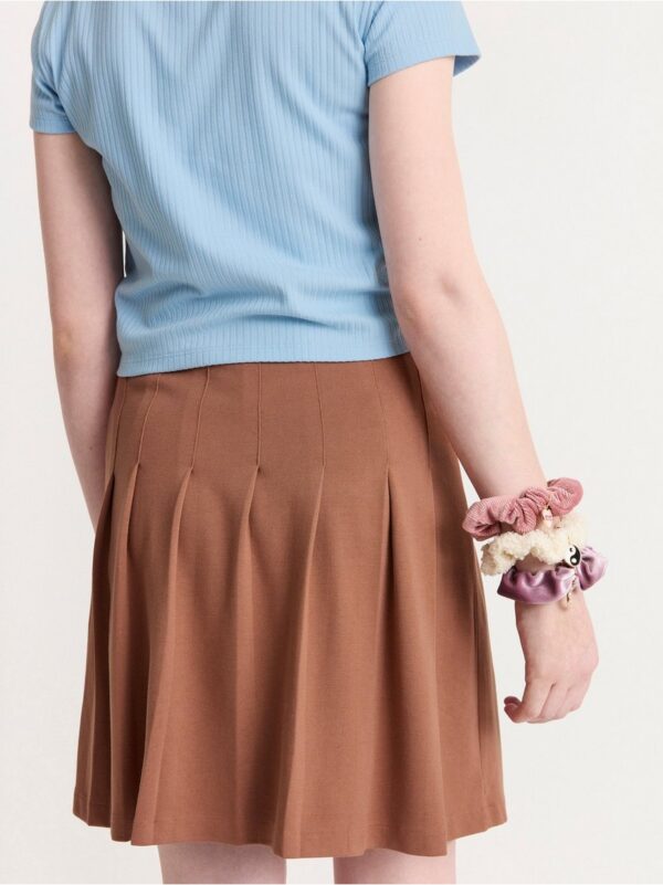 Pleated punto skirt - 8420758-9552