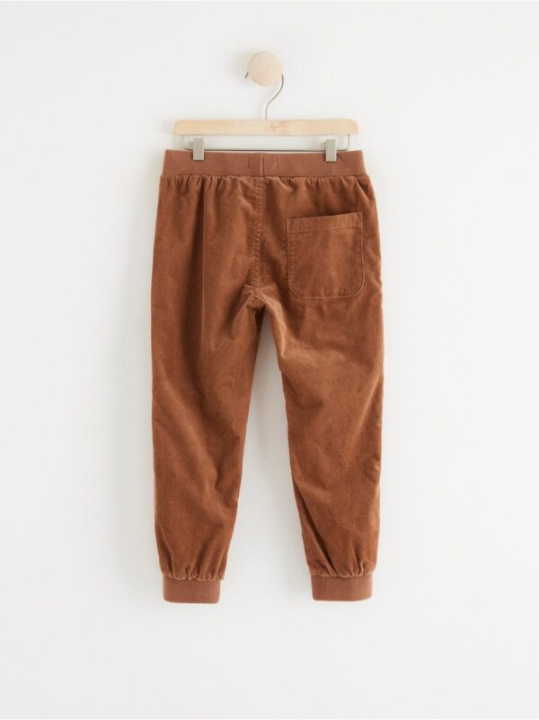 Lined corduroy trousers - 8422222-1196