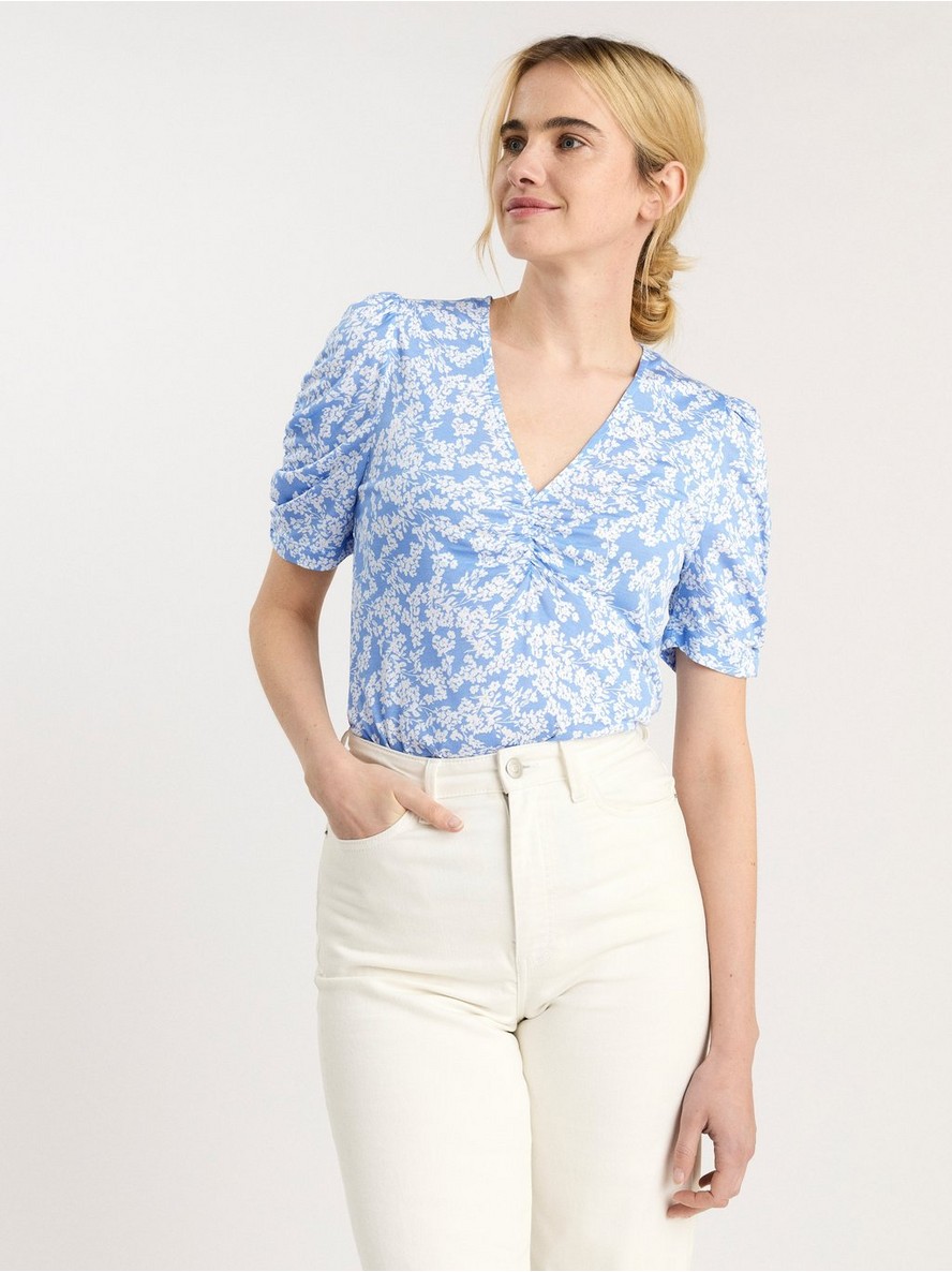 Majica – Short sleeve floral top