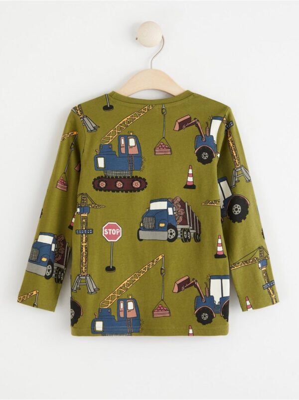 Long sleeve top with working vehicles - 8422818-1945