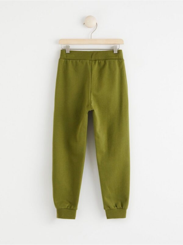 Sweatpants with brushed inside and working trucks - 8423429-1945