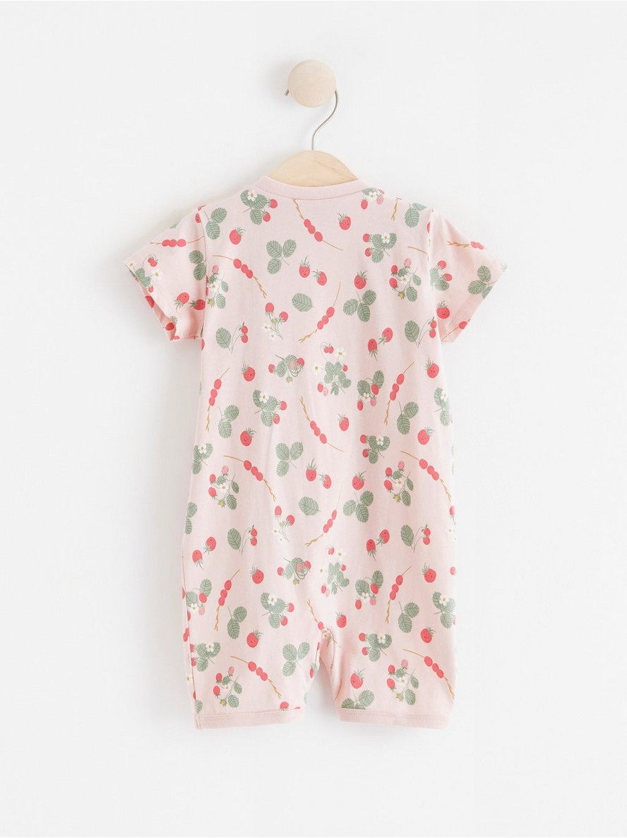 Pyjama romper with wild strawberries - 8423504-6928