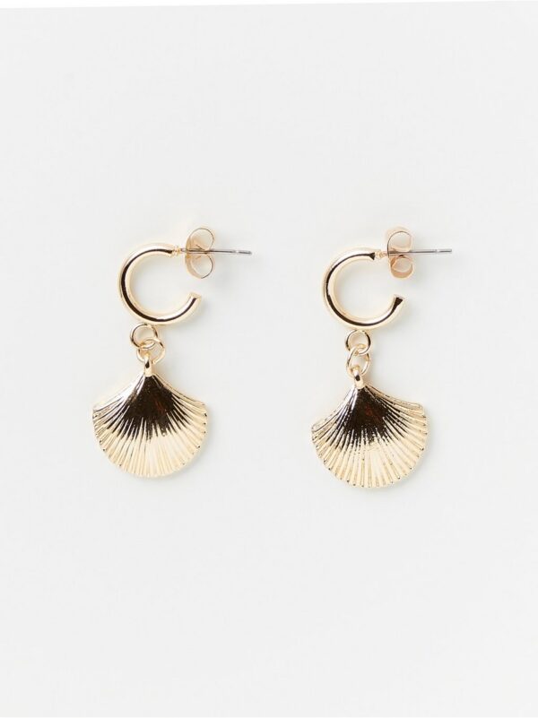 Small hoop earrings with pendant - 8427507-20