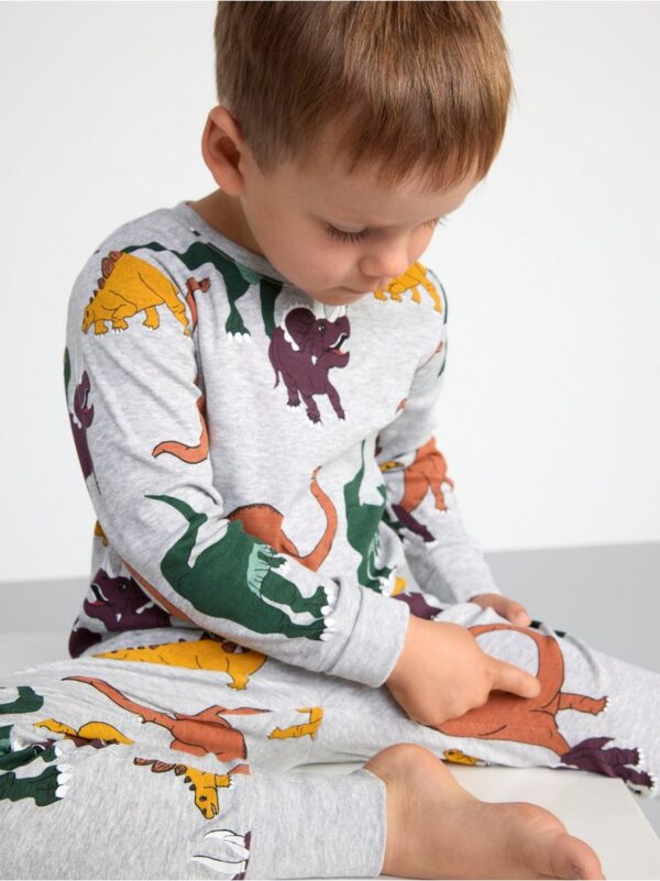 Pyjama set with dinosaurs - 8428261-8395