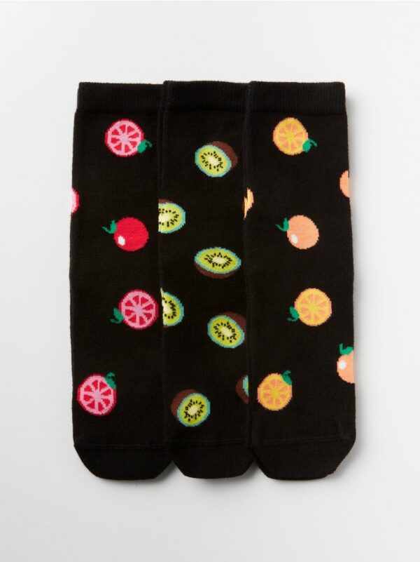 3-pack socks with fruits - 8430300-80