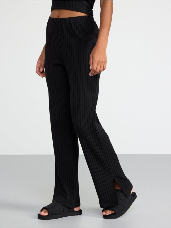 Ribbed lounge trousers - 8430797-80
