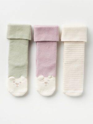 3-pack terry socks - 8431411-8121