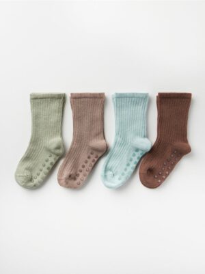 4-pack ribbed socks - 8431412-7153