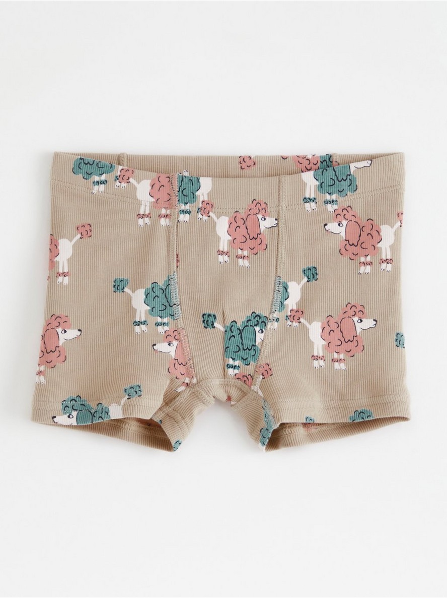 Gacice – Ribbed boxer shorts with poodles