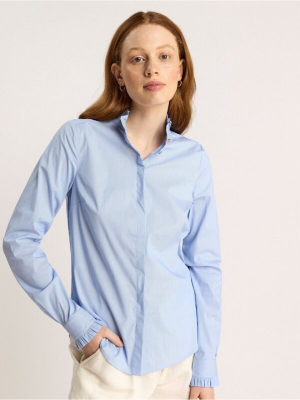 Blouse with frill details - 8434412-7424