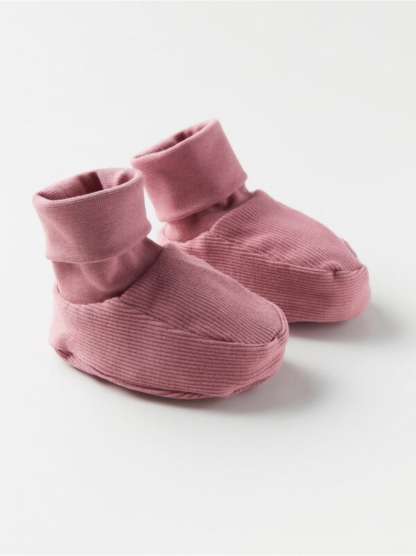 Ribbed jersey baby footies - 8435080-7660