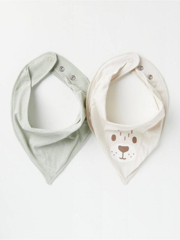 2-pack cotton bibs - 8435082-3905