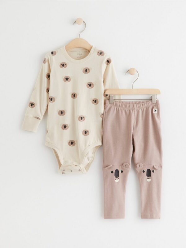 Set with bodysuit and leggings - 8435949-1230