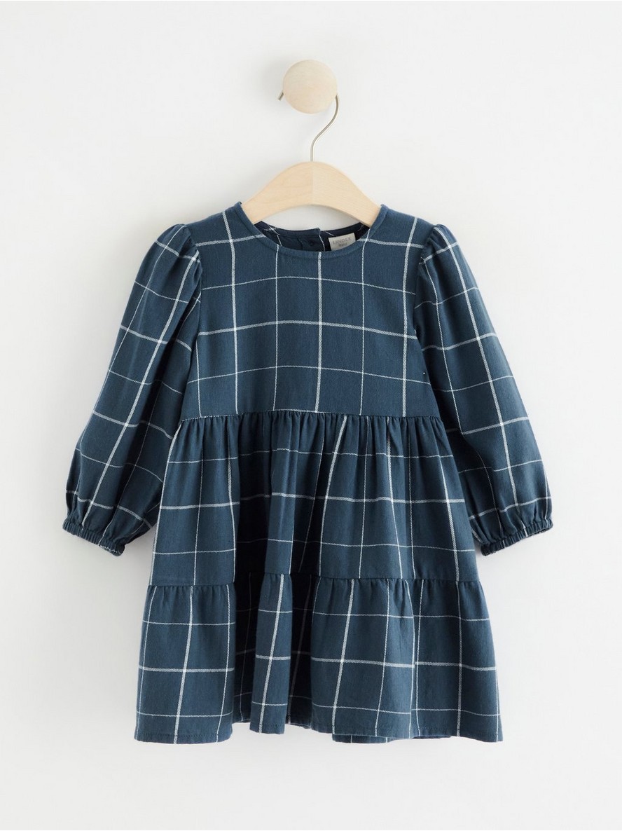 Haljina – Long sleeve checked flannel dress