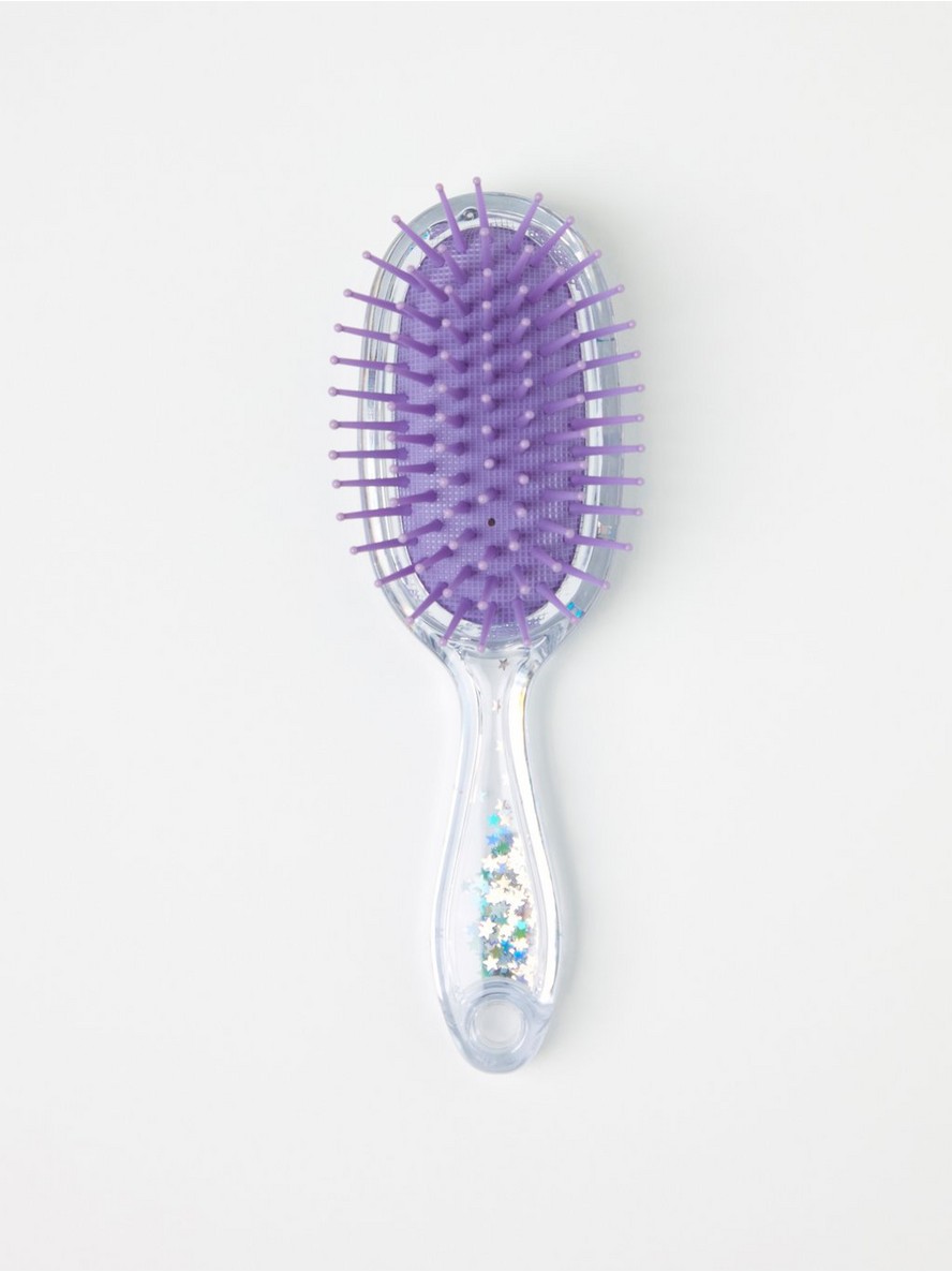 Cetka za kosu – Hairbrush with unicorn and confetti