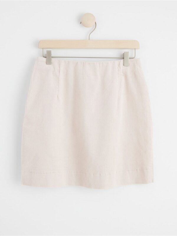 Corduroy mini skirt - 8439082-7862