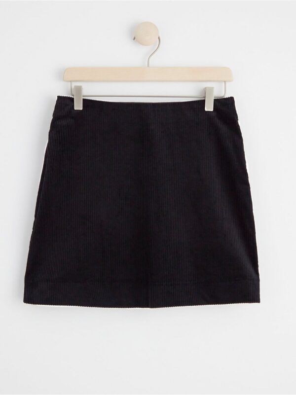 Corduroy mini skirt - 8439082-80