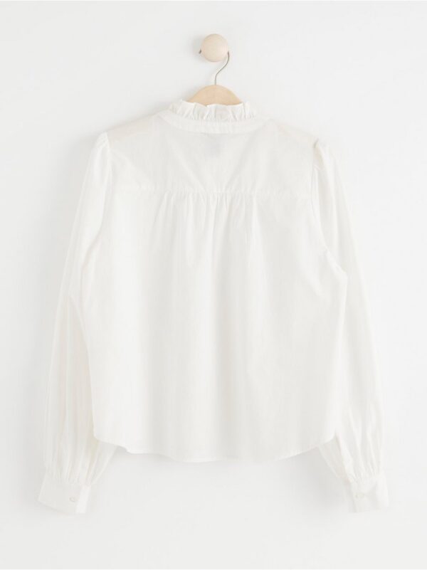 Blouse with frill collar - 8439539-70