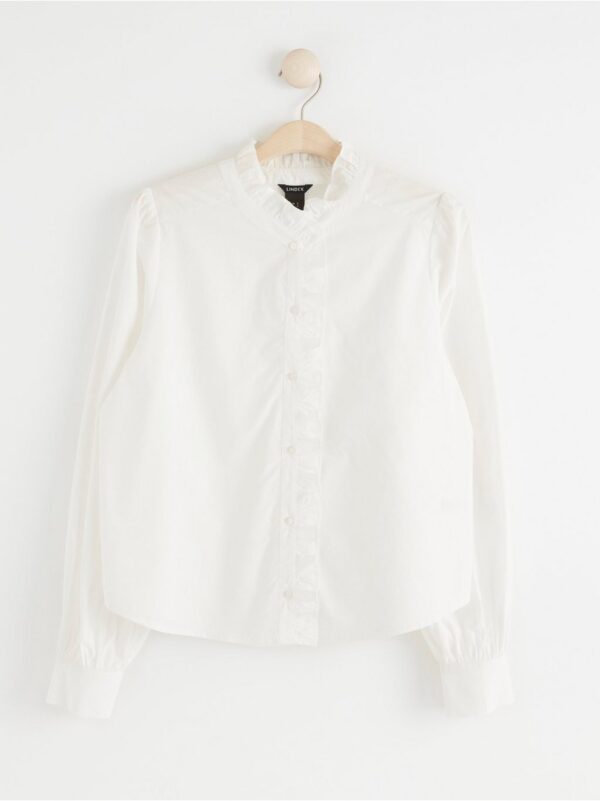 Blouse with frill collar - 8439539-70
