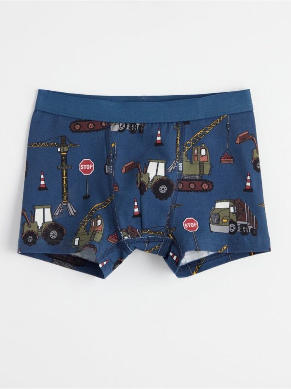 Boxer shorts with working trucks - 8439760-6841